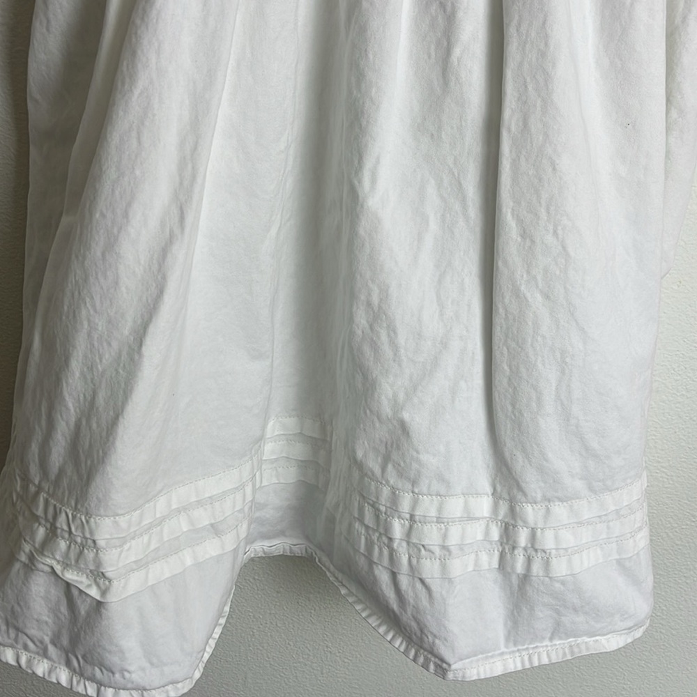 Reclaimed Vintage Soft denim twill smocked babydoll dress M - Picture 6 of 11